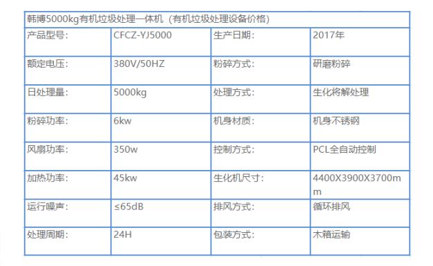 5T有機(jī)垃圾處理設(shè)備